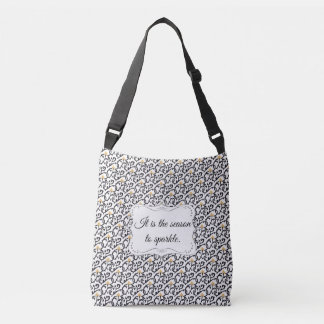 Speciaal elegant kerstpatroon crossbody tas