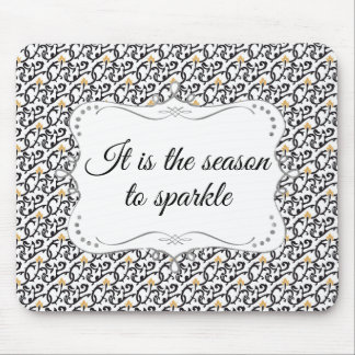 Speciaal elegant kerstpatroon muismat