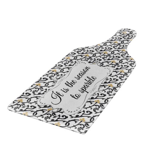Speciaal elegant kerstpatroon snijplank (Hoek)