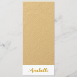 Speciaal Elegant Minimalistisch Gold-Bladwijzer