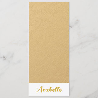 Speciaal Elegant Minimalistisch Gold-Bladwijzer