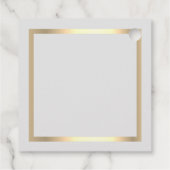 Speciaal Elegant Spa Product Zwart goud Bedankjes Labels (Achterkant)
