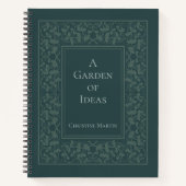 Speciaal Elegant Writend Journal voor Ideeën Notitieboek (Voorkant)