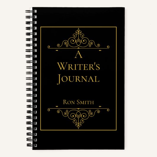 Speciaal Elegant Writing Journal voor auteurs Notitieboek (Voorkant)