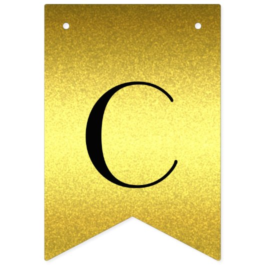 Speciaal elegante gouden banner (Derde vlag)