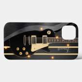 Speciaal elektrisch gitaar met eigen naam Case-Mate iPhone case (Achterkant (horizontaal))