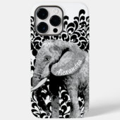 Speciaal Elephant Damask iPhone 6 hoesje (Achterkant)