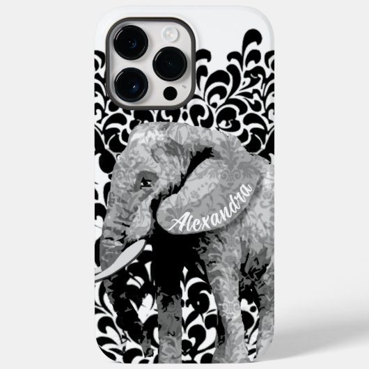 Speciaal Elephant Damask iPhone 6 hoesje (Achterkant)