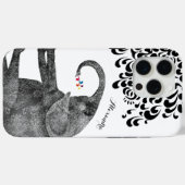 Speciaal Elephant Damask iPhone 6 hoesje (Achterkant (horizontaal))