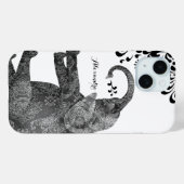 Speciaal Elephant Damask iPhone 6 hoesje (Achterkant (horizontaal))