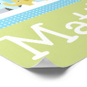 Speciaal Elephant Love Initiaal/Name Poster Art (Hoek)