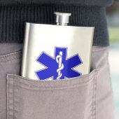 Speciaal EMT Star of Life-symbool Heupfles (Voorbeeld)