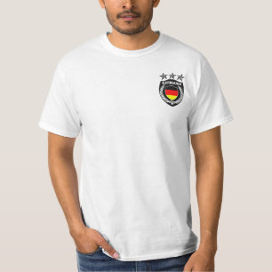 Speciaal en Gepersonaliseerd Duitsland Sport Jerse T-shirt