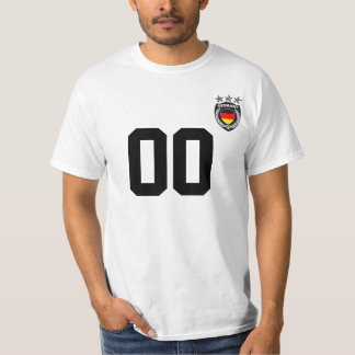 Speciaal en Gepersonaliseerd Duitsland Sport Jerse T-shirt