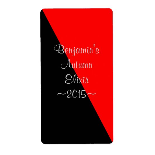 speciaal etiket (Voorkant)