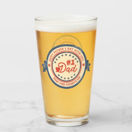 Speciaal  Etiket #1 DAD Glas (Voorkant gevuld)