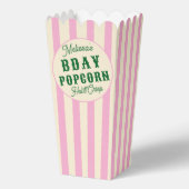  speciaal evenement Filmtheater Popcorn Pink Bedankdoosjes (Voorkant)