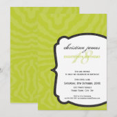 SPECIAAL EVENEMENT UITNODIGINGEN :: superb zebra 1 (Voorkant / Achterkant)