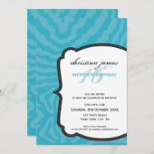 SPECIAAL EVENEMENT UITNODIGINGEN :: superb zebra 7 (Voorkant / Achterkant)