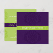 SPECIAAL EVENEMENT UITNODIGT :: finesse 10SQ Kaart (Voorkant / Achterkant)