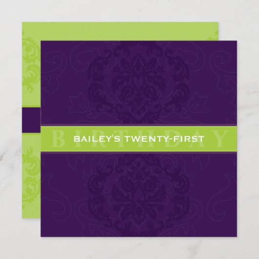 SPECIAAL EVENEMENT UITNODIGT :: finesse 10SQ Kaart (Voorkant / Achterkant)