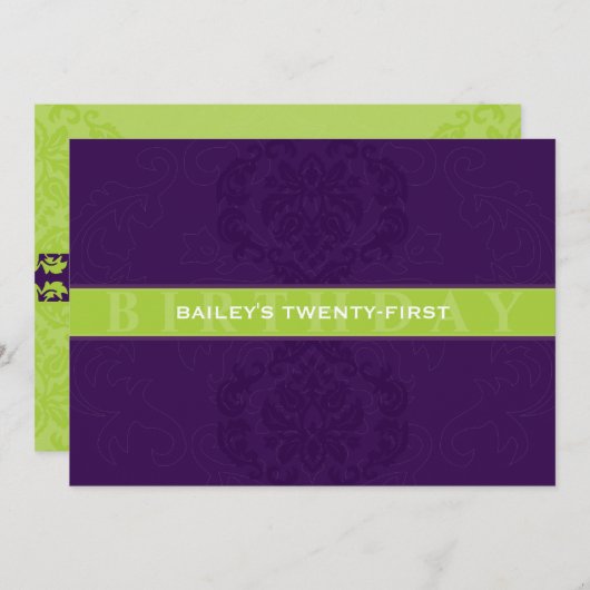 SPECIAAL EVENEMENT UITNODIGT :: finesse 11L Kaart (Voorkant / Achterkant)