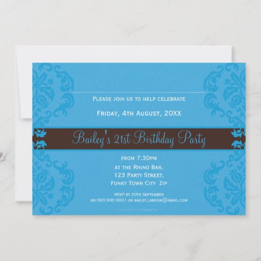 SPECIAAL EVENEMENT UITNODIGT:: finesse 2L Kaart (Achterkant)