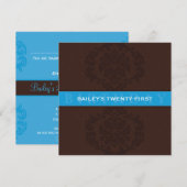 SPECIAAL EVENEMENT UITNODIGT:: finesse 2SQ Kaart (Voorkant / Achterkant)