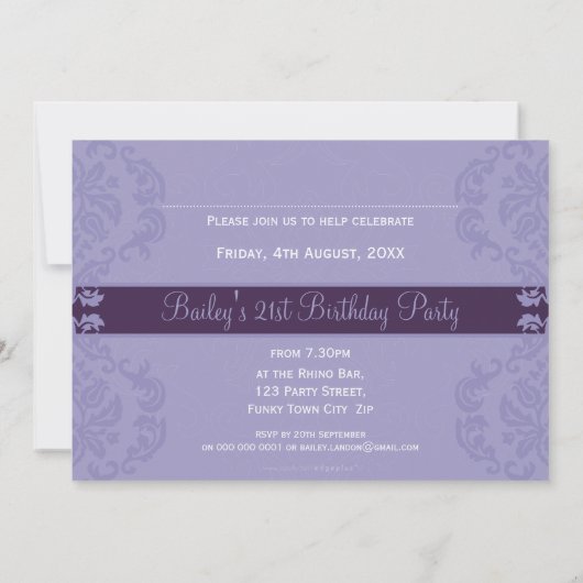 SPECIAAL EVENEMENT UITNODIGT:: finesse 3L Kaart (Achterkant)