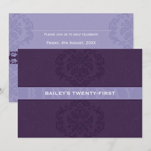 SPECIAAL EVENEMENT UITNODIGT:: finesse 3L Kaart (Voorkant / Achterkant)