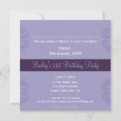 SPECIAAL EVENEMENT UITNODIGT:: finesse 3SQ Kaart (Achterkant)