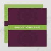 SPECIAAL EVENEMENT UITNODIGT:: finesse 6SQ Kaart (Voorkant / Achterkant)