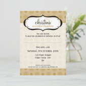 SPECIAAL EVENEMENT UITNODIGT :: heerlijk 1P Kaart (Staand voorkant)