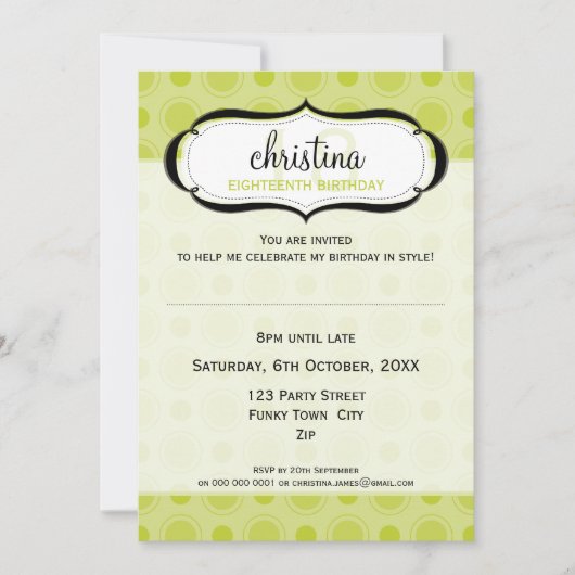 SPECIAAL EVENEMENT UITNODIGT :: heerlijk 6P Kaart (Voorkant)