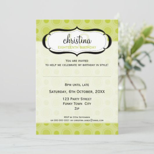 SPECIAAL EVENEMENT UITNODIGT :: heerlijk 6P Kaart (Staand voorkant)