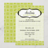 SPECIAAL EVENEMENT UITNODIGT :: heerlijk 6P Kaart (Voorkant / Achterkant)