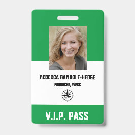 SPECIAAL EVENEMENT V.I.P. PASS - Foto I.D. Badge