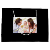 Speciaal 📸 Familie Foto Geweldige Grote Cadeaubag Large Cadeautasje (Achterkant)