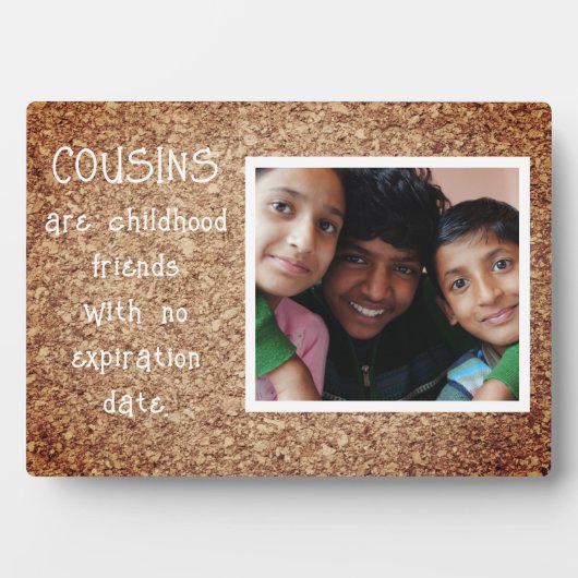 Speciaal familiegeschenk! neven foto plaque fotoplaat (voorkant)
