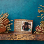 Speciaal familiegeschenk! neven foto plaque fotoplaat (Zijkant)