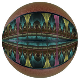 Speciaal Fantasy Patroon Abstract Kleurrijke Fract Basketbal