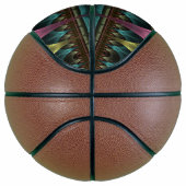 Speciaal Fantasy Patroon Abstract Kleurrijke Fract Basketbal (Rechts)