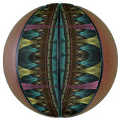 Speciaal Fantasy Patroon Abstract Kleurrijke Fract Basketbal (Verticaal)