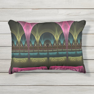 Speciaal Fantasy Patroon Abstract Kleurrijke Fract Buitenkussen