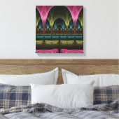Speciaal Fantasy Patroon Abstract Kleurrijke Fract Canvas Afdruk (Insitu (Slaapkamer))