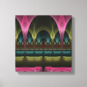 Speciaal Fantasy Patroon Abstract Kleurrijke Fract Canvas Afdruk (Voorkant)