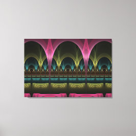 Speciaal Fantasy Patroon Abstract Kleurrijke Fract Canvas Afdruk