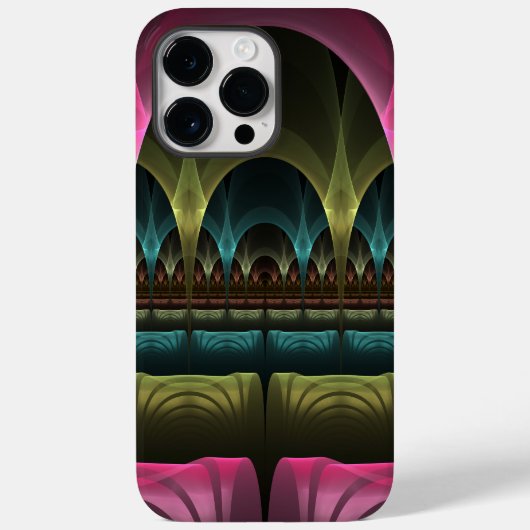 Speciaal Fantasy Patroon Abstract Kleurrijke Fract Case-Mate iPhone Case (Achterkant)