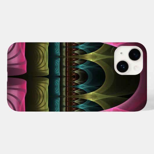 Speciaal Fantasy Patroon Abstract Kleurrijke Fract Case-Mate iPhone Case (Achterkant (horizontaal))
