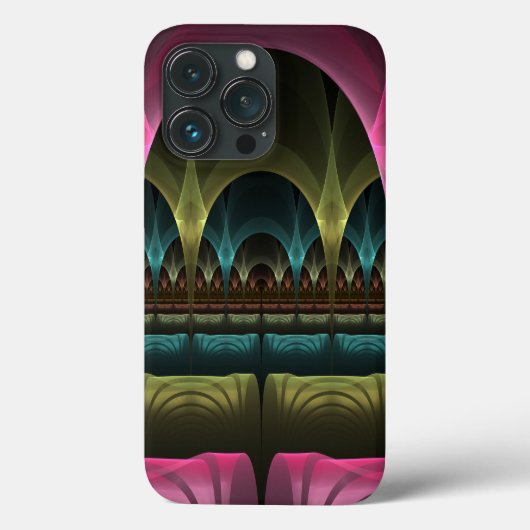 Speciaal Fantasy Patroon Abstract Kleurrijke Fract Case-Mate iPhone Case (Achterkant)